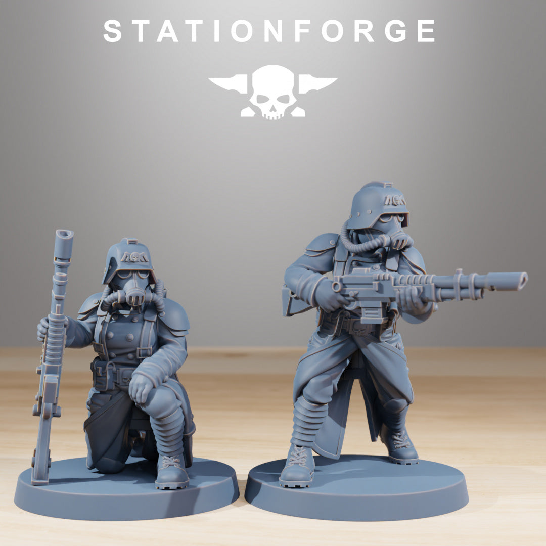 GrimGuard Sisters of War - Compatible with Warhammer 40K - by Station Forge - Tabletop RPG Miniature - Roleplaying 3D Printed Fantasy Mini