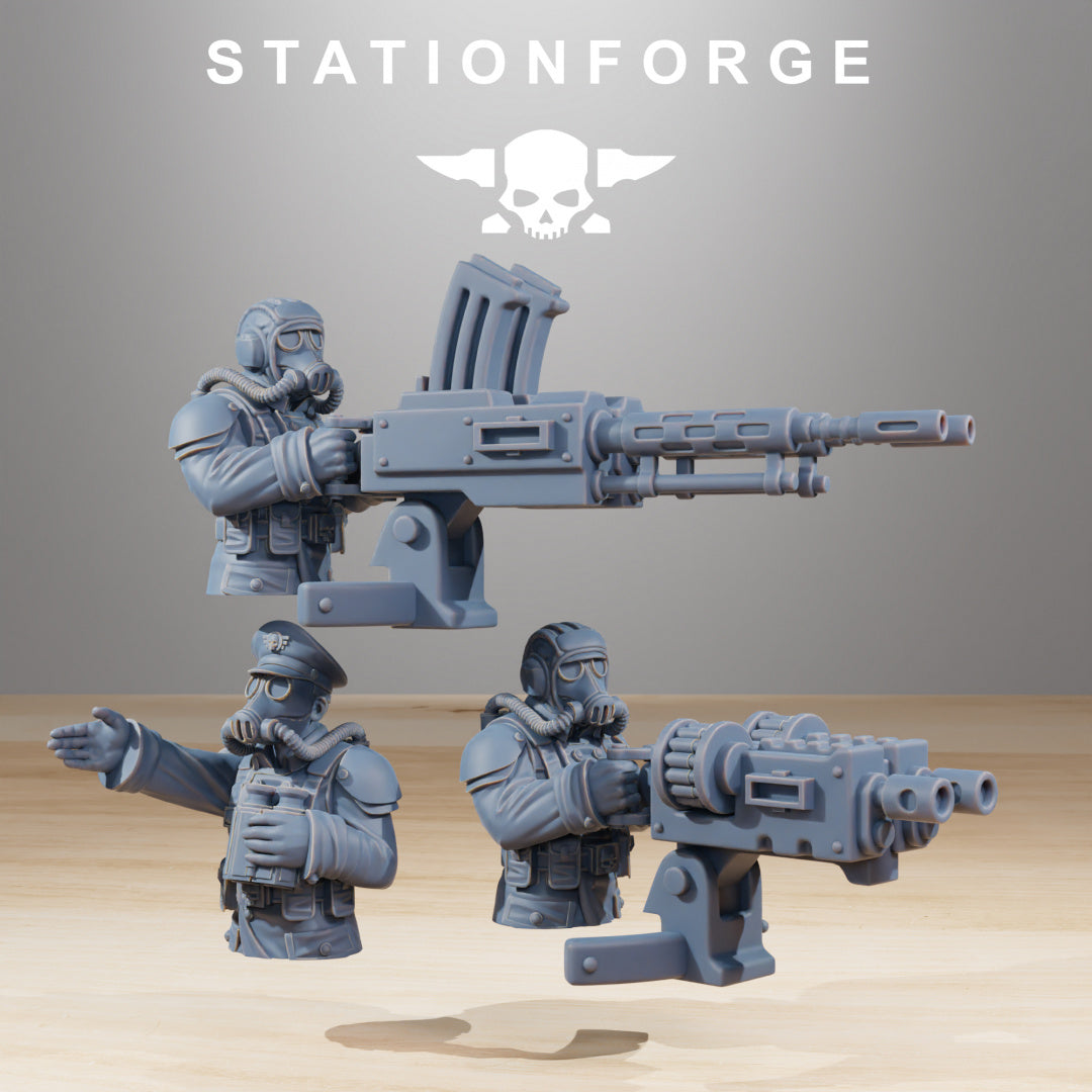 GrimGuard Support Tank - Compatible with Warhammer 40K - by Station Forge - Tabletop RPG Miniature - Roleplaying 3D Printed Fantasy Mini