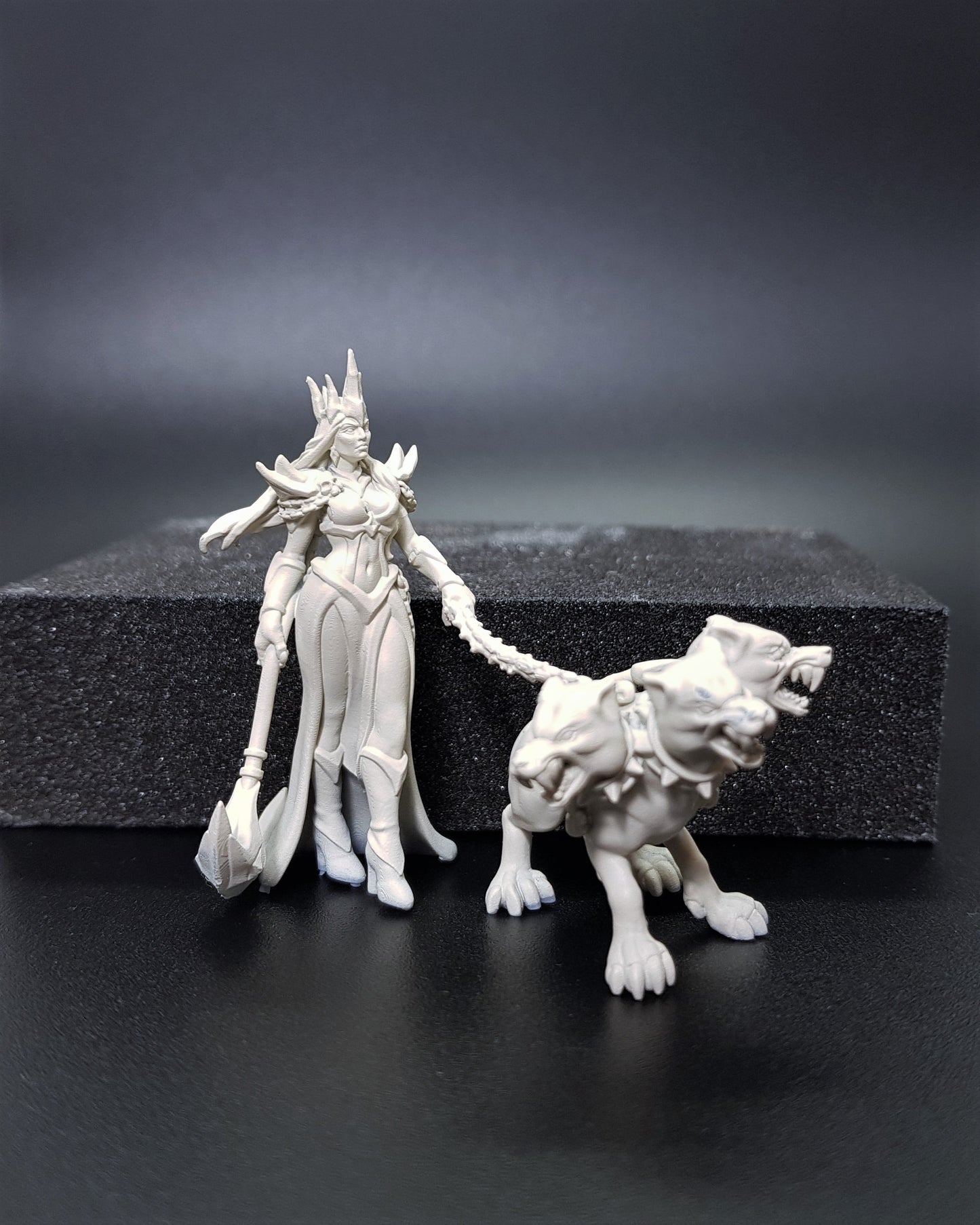 Guardians of Netherworlds - Dungeons and Dragons - by Great Grimiore - Tabletop RPG Miniature - Roleplaying 3D Printed Fantasy Mini