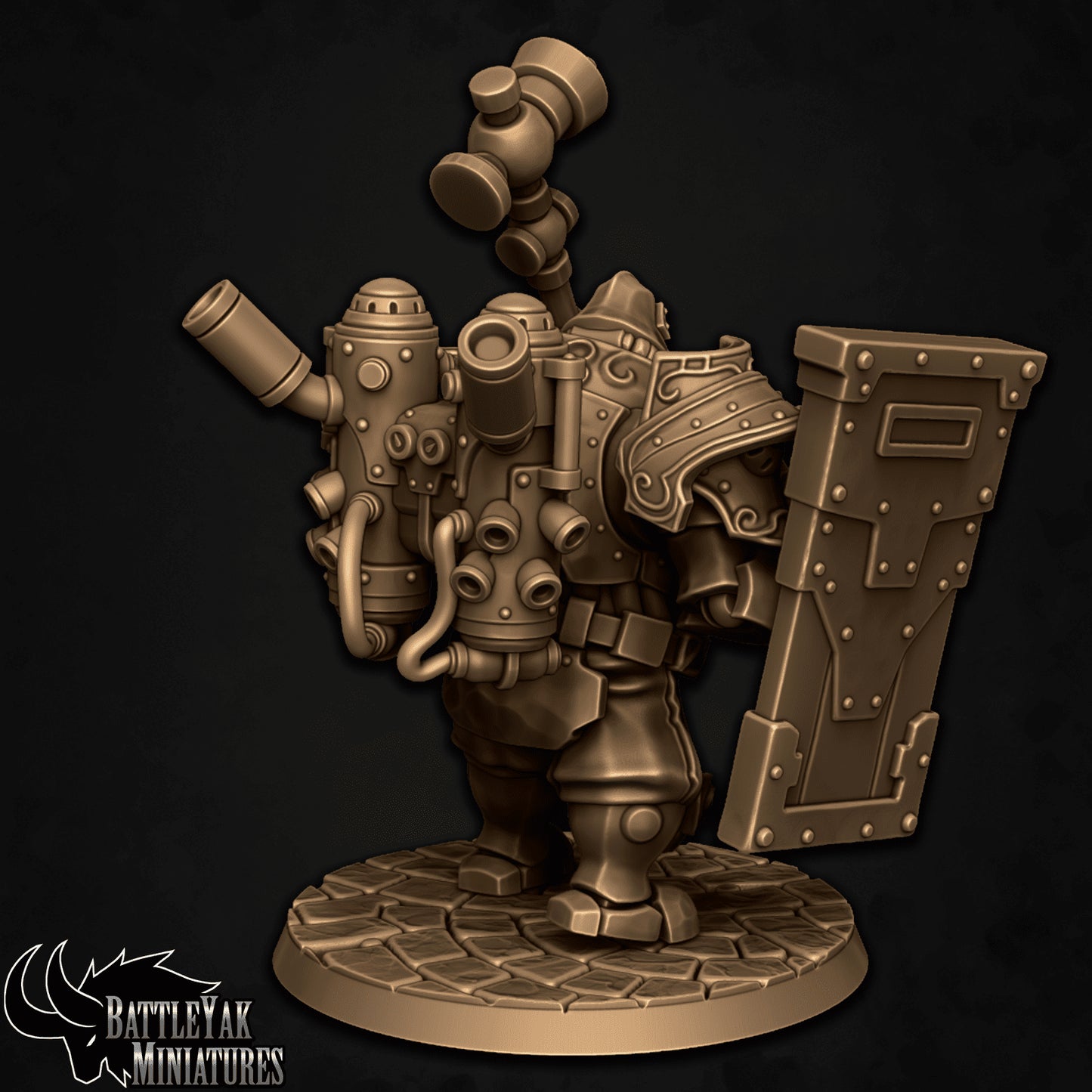 Guildward Siegebreaker - Compatible with Warhammer 40K - by Battle Yak Miniatures - Tabletop RPG Miniature - Roleplaying 3D Printed Fantasy Mini