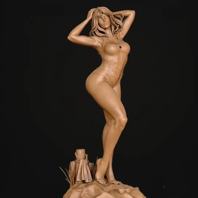 Gwen Stacy Sculpture (75mm to 500mm) - Unassembled/Unpainted/3D Print