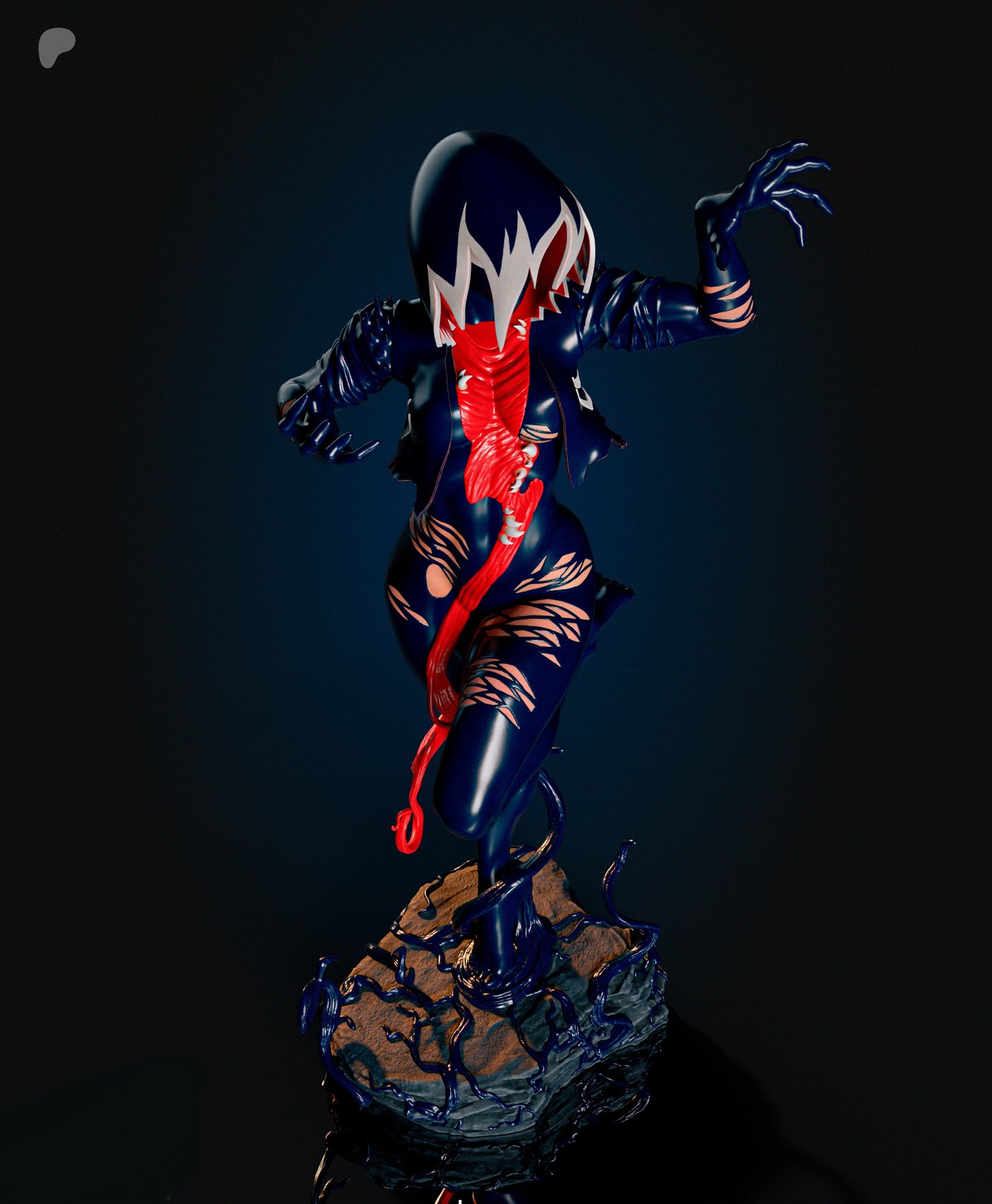 Gwenom Sculpture (75mm to 500mm) - Unassembled/Unpainted/3D Print