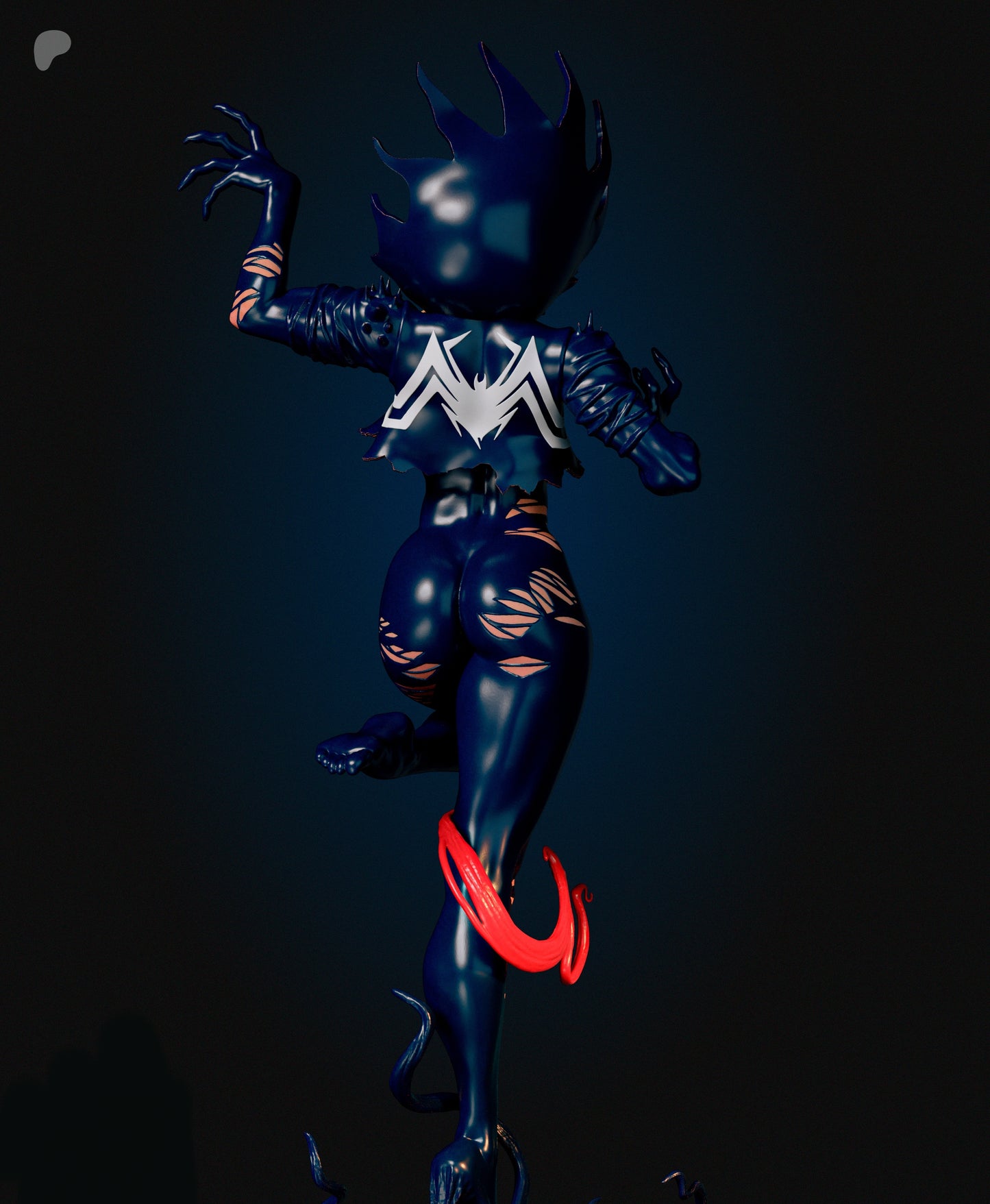 Gwenom Sculpture (75mm to 500mm) - Unassembled/Unpainted/3D Print