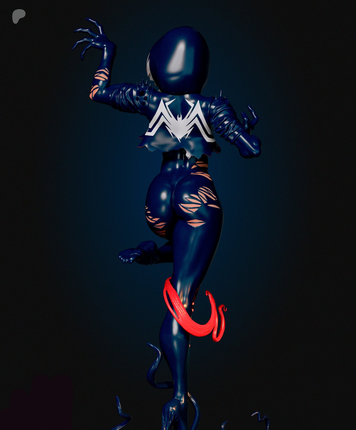 Gwenom Sculpture (75mm to 500mm) - Unassembled/Unpainted/3D Print