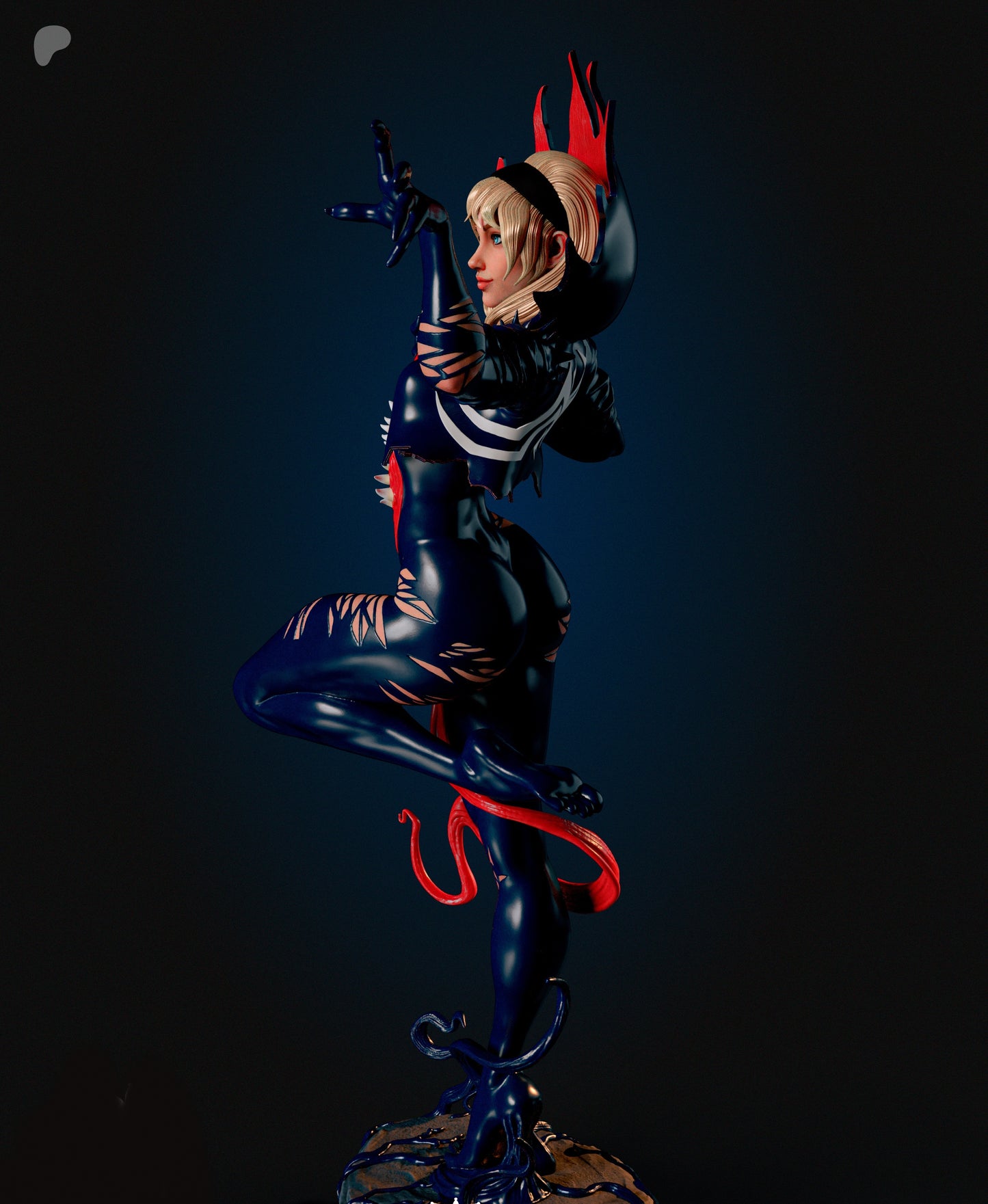 Gwenom Sculpture (75mm to 500mm) - Unassembled/Unpainted/3D Print