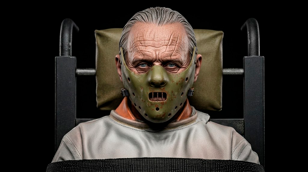 Hannibal Lecter Sculpture (75mm - 300mm) Unpainted / Unassembled / 3D Printed