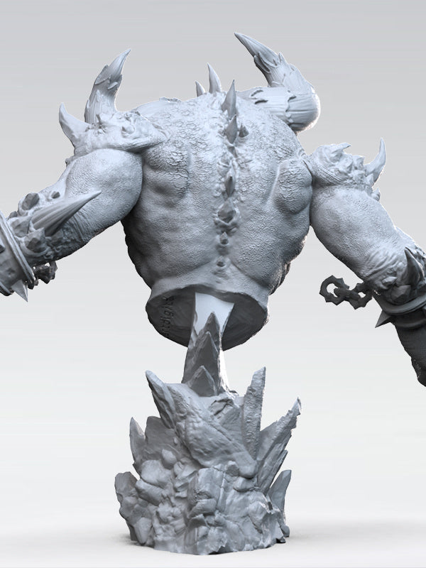 HELIOTROPE HELLSCRAPER - Bust - by 3dartDigital - Tabletop RPG Miniature - Roleplaying 3D Printed Fantasy Mini