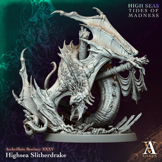 Highsea Slitherdrake - TTRPG - Wargaming - Dungeons and Dragons
