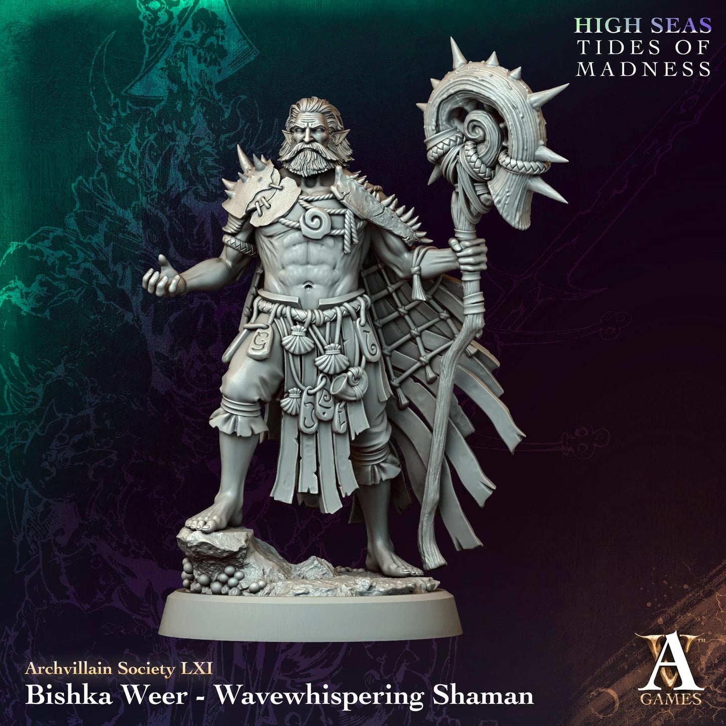 Bishka Weer - Wavewhispering Shaman - TTRPG - Wargaming - Dungeons and Dragons