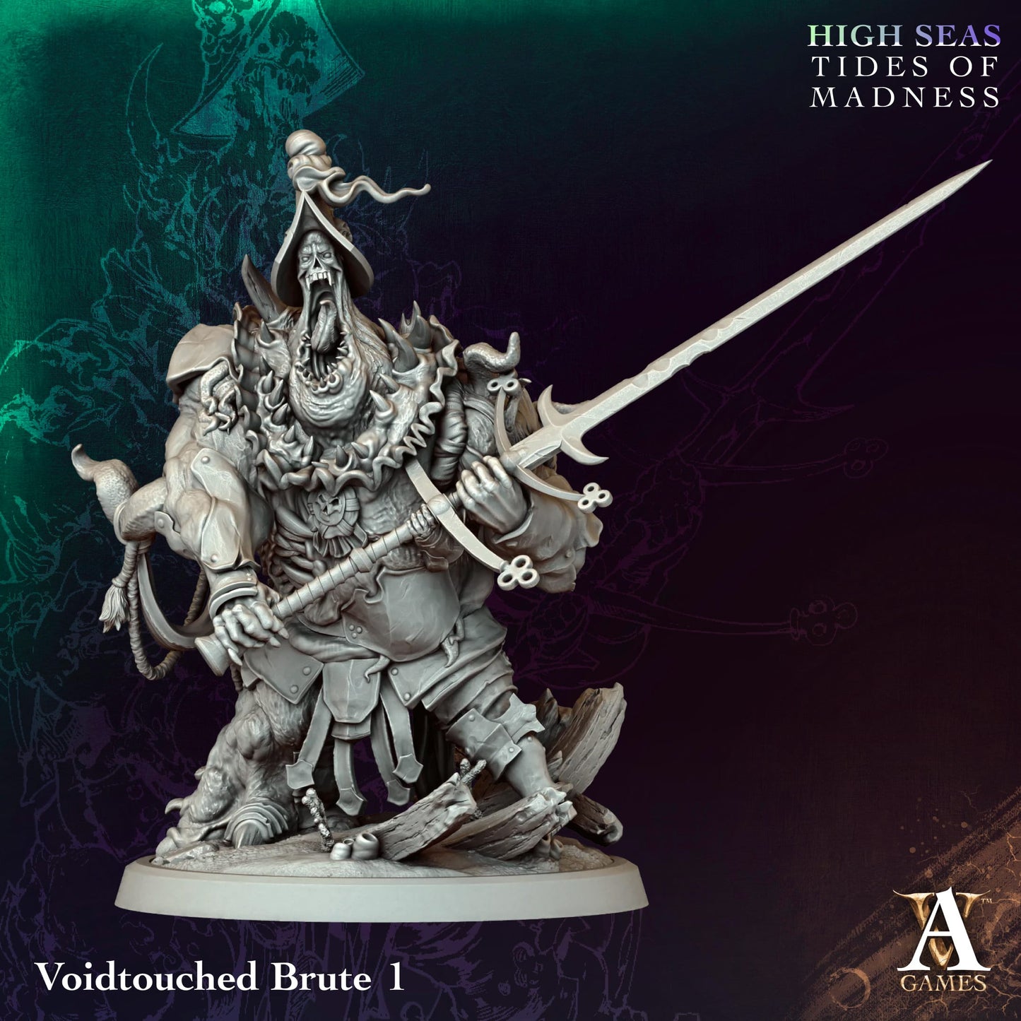 Voidtouched Brute (x4) - TTRPG - Wargaming - Dungeons and Dragons
