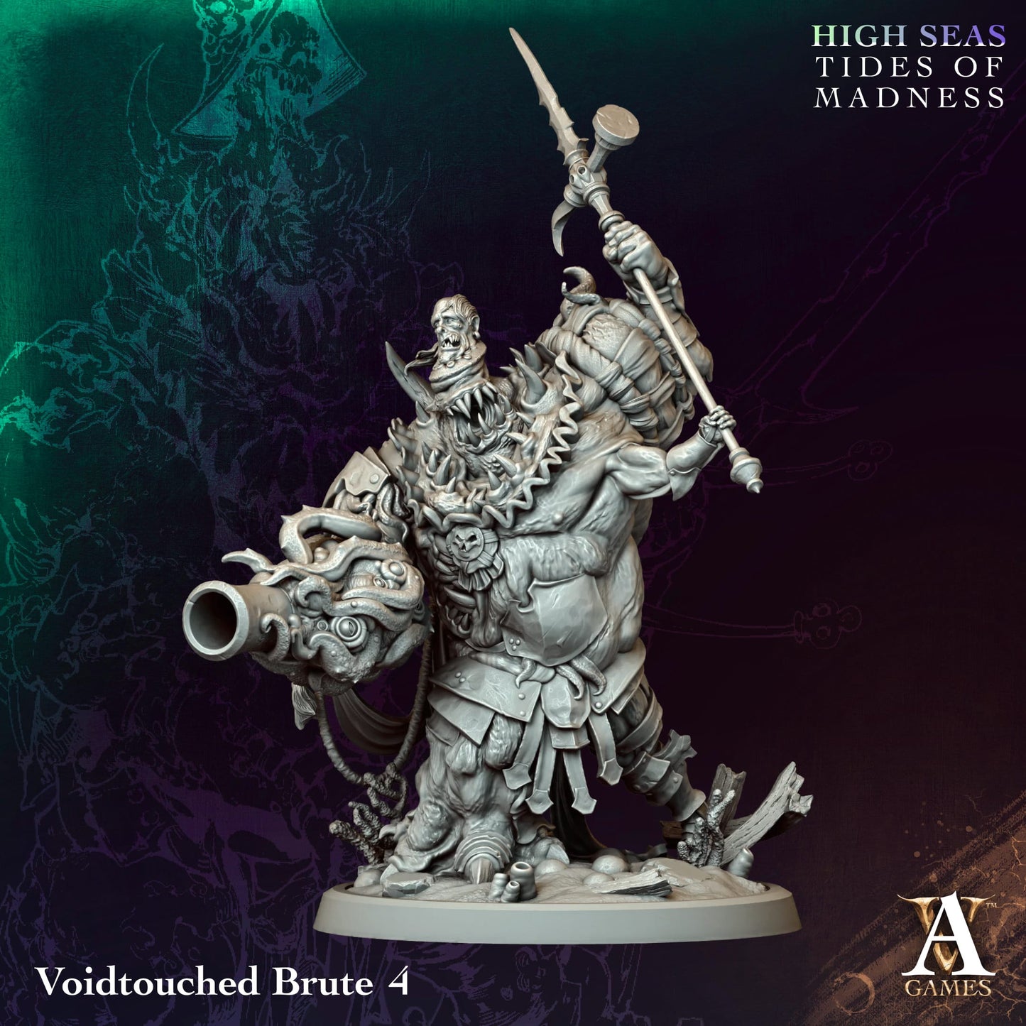 Voidtouched Brute (x4) - TTRPG - Wargaming - Dungeons and Dragons