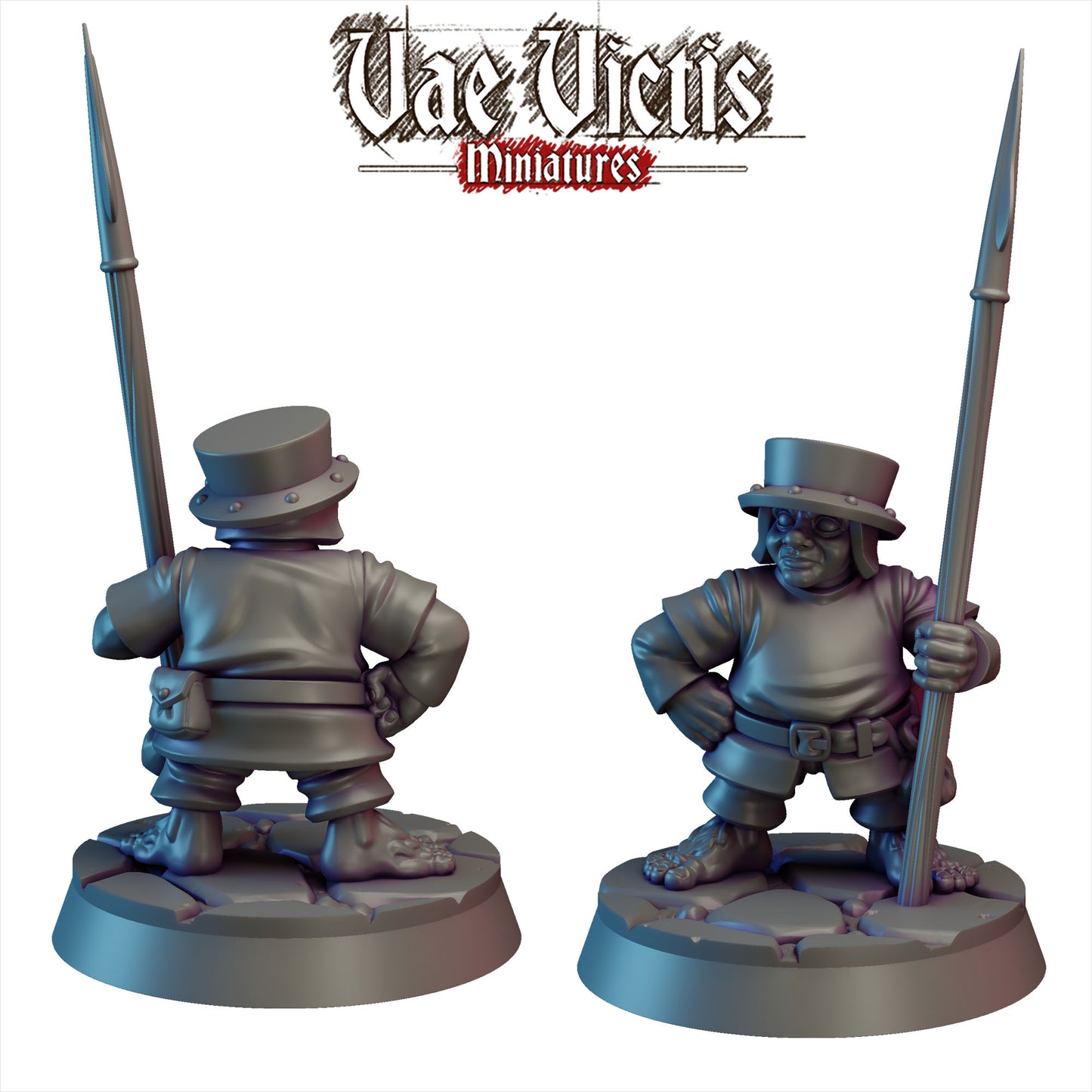 Halflings Warband - Lord of the Rings - Compatible with Warhammer 40K - by Vae Victis Miniatures- Tabletop RPG Miniature - Roleplaying 3D Printed Fantasy Mini