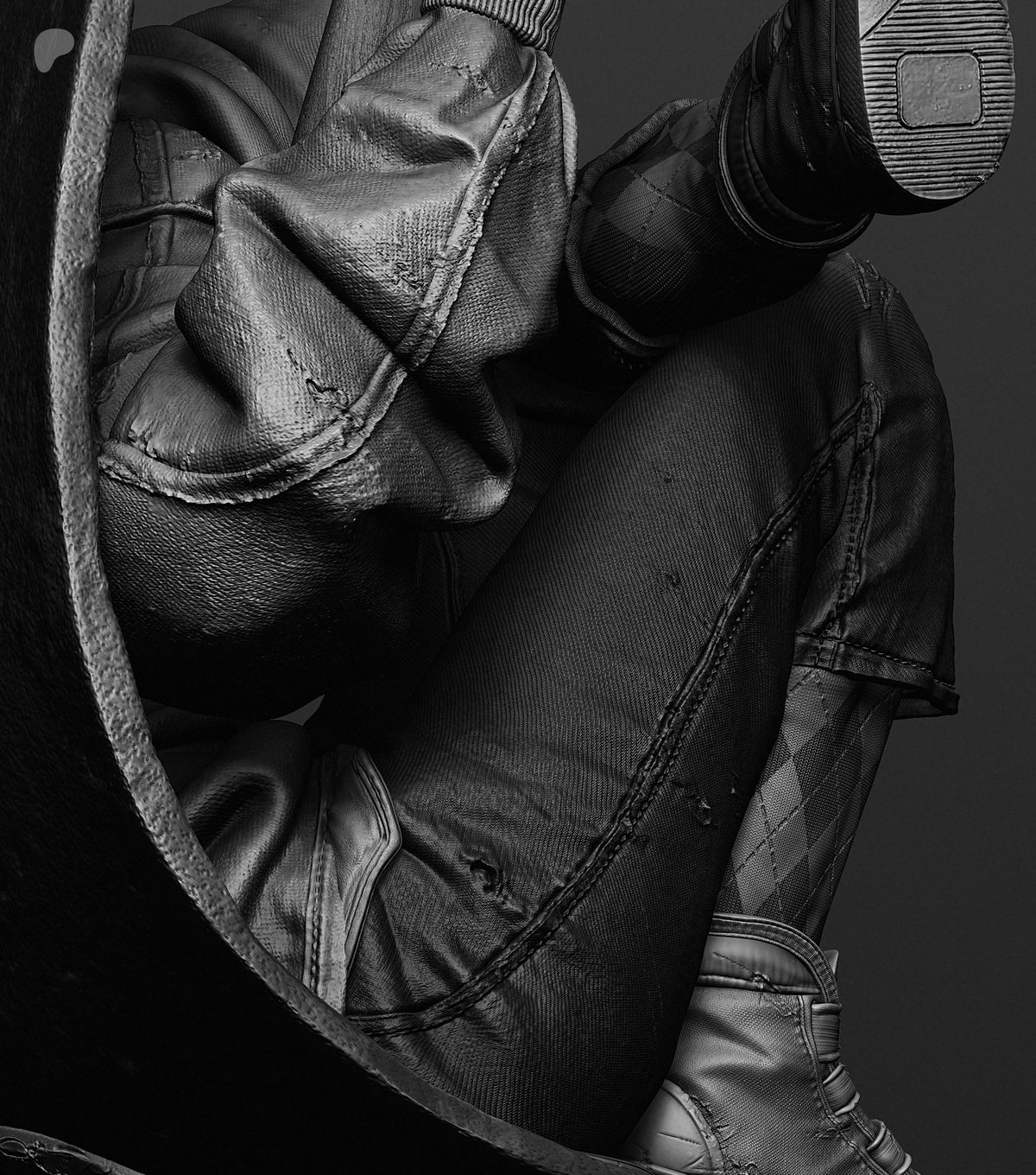 Harley Quinn Absolute Sculpture (75mm to 500mm) - Unassembled/Unpainted/3D Print
