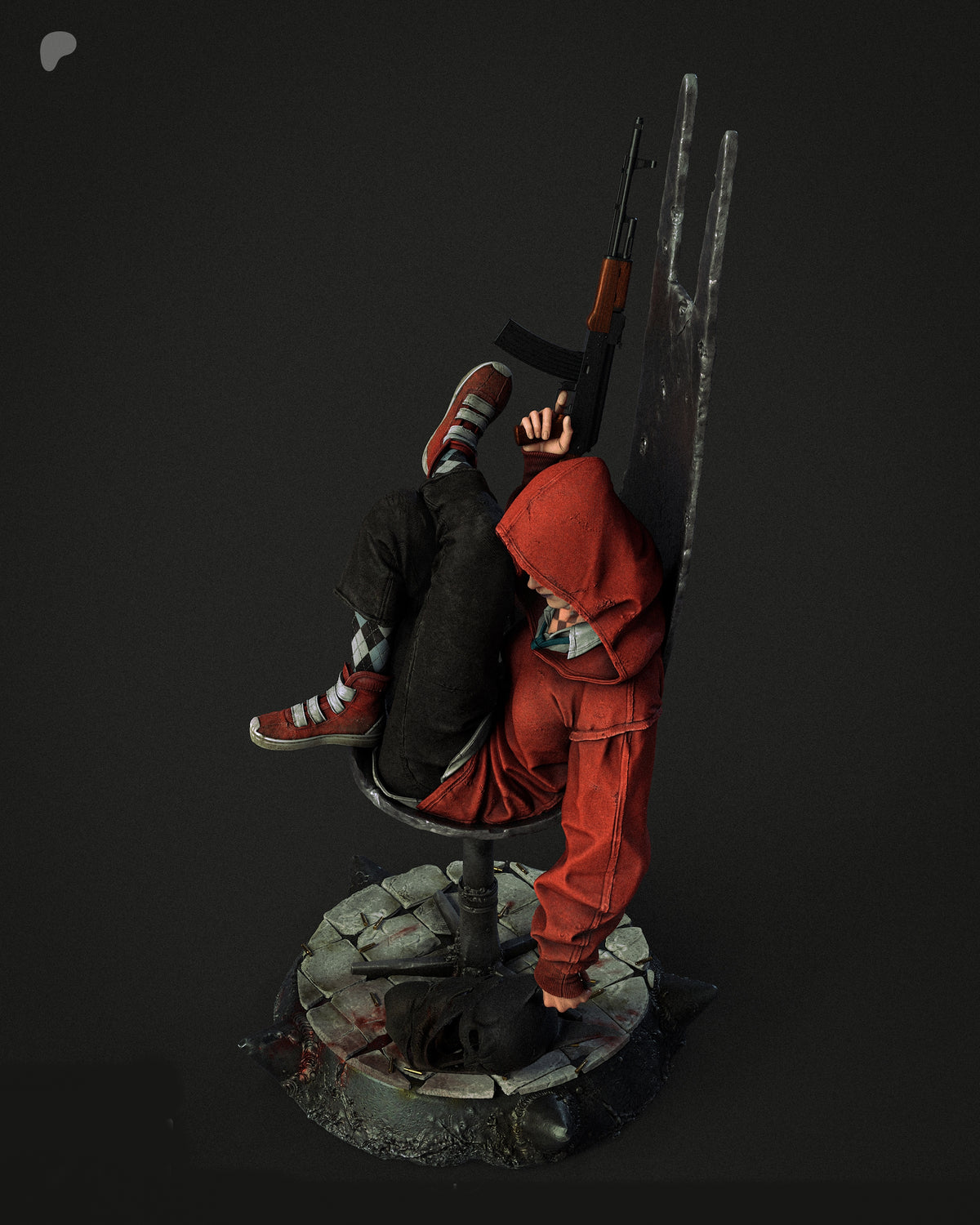 Harley Quinn Absolute Sculpture (75mm to 500mm) - Unassembled/Unpainted/3D Print