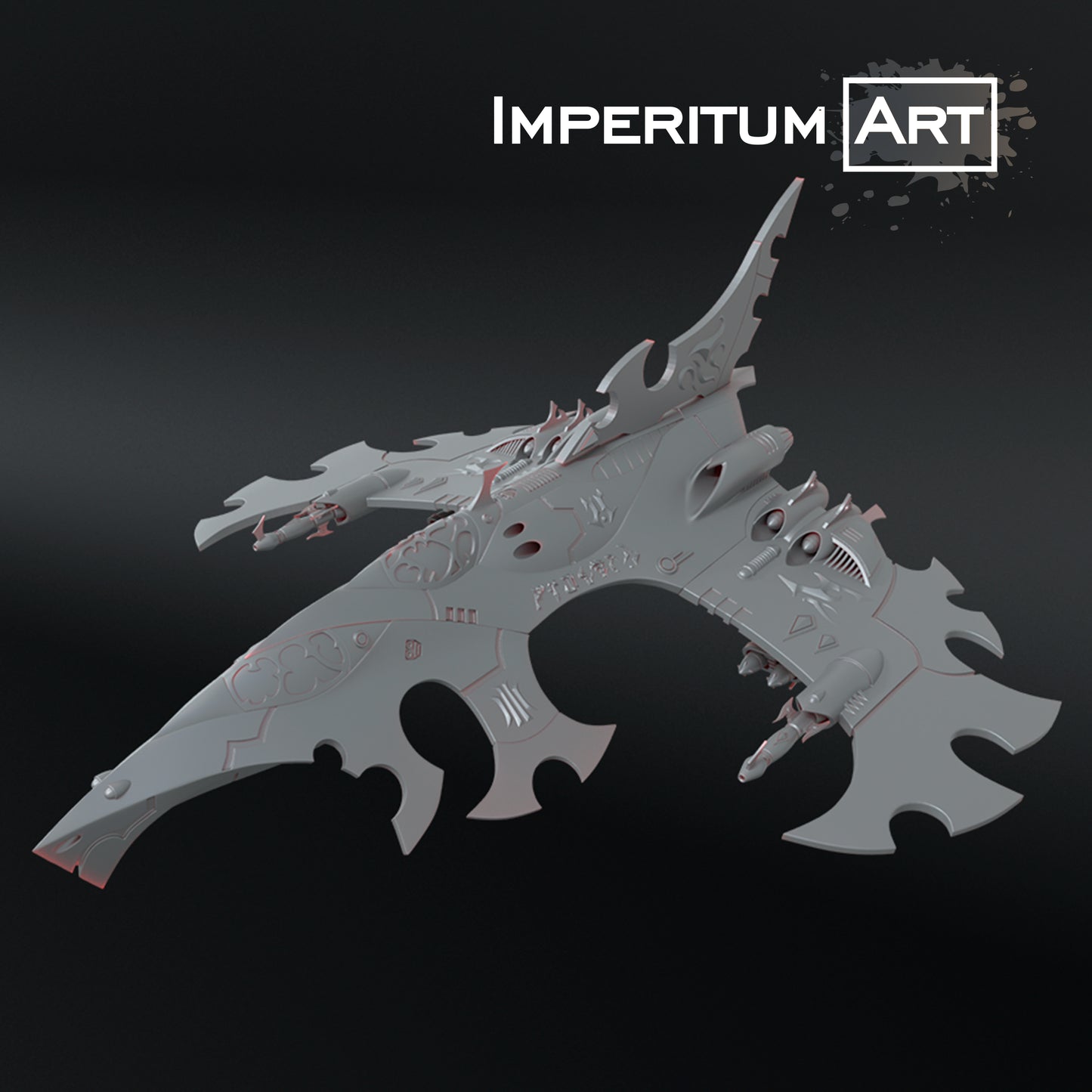 Heavy Bomber - Compatible with Warhammer 40K - by Imperium Art Miniatures- Tabletop RPG Miniature - Roleplaying 3D Printed Fantasy Mini