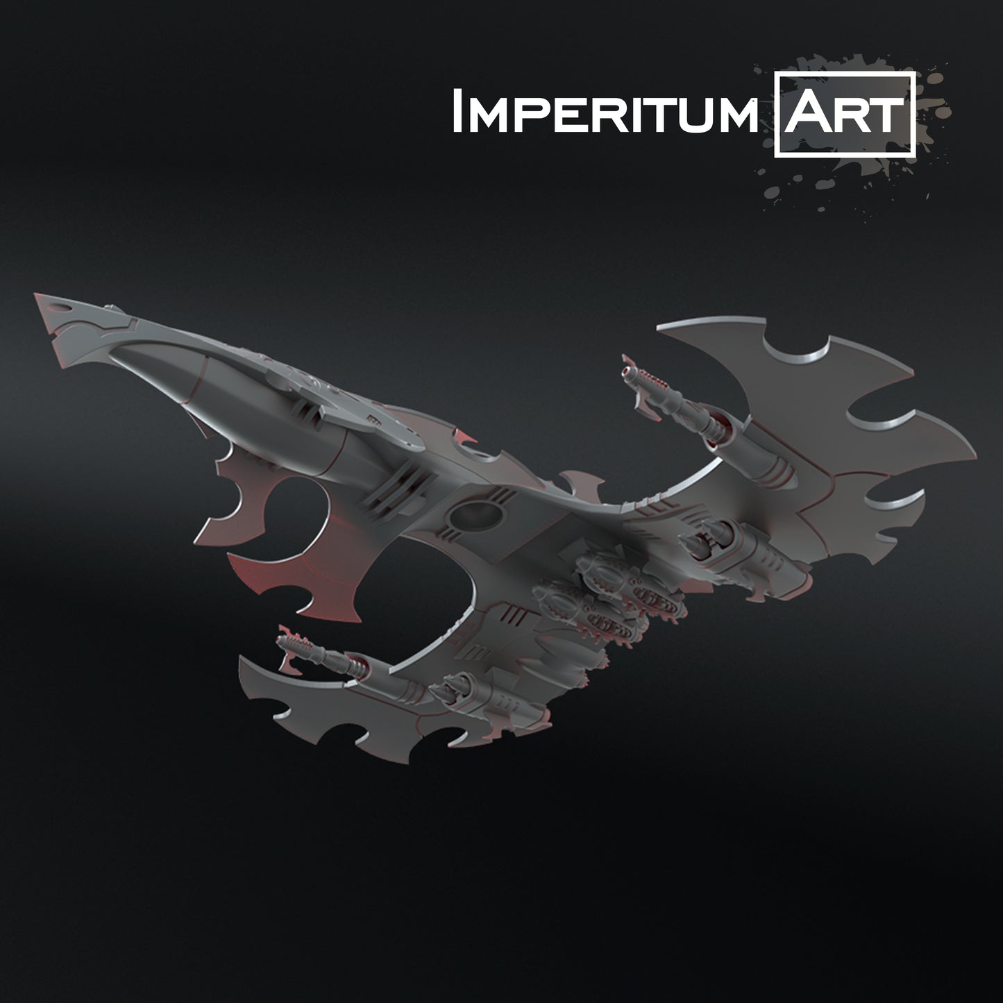 Heavy Bomber - Compatible with Warhammer 40K - by Imperium Art Miniatures- Tabletop RPG Miniature - Roleplaying 3D Printed Fantasy Mini