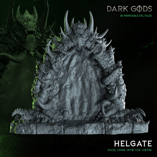 Helgate Portal - Gaze long into the Abyss - by Dark Gods- Tabletop RPG Miniature - Roleplaying 3D Printed Fantasy Mini