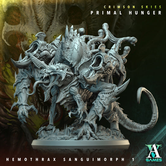 Hemothrax Sanguimorph - Compatible With Warhammer 40K - by Archvillain Games- Tabletop RPG Miniature - Roleplaying 3D Printed Fantasy Mini