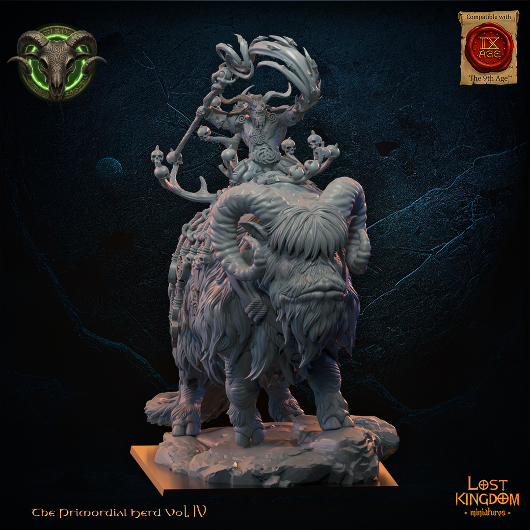 Shaman Herd on Banthö - The Primordial herd - Beast men - TTRPG - Wargaming - Dungeons and Dragons