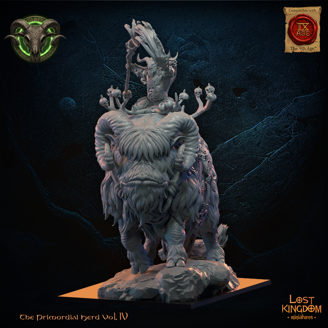 Shaman Herd on Banthö - The Primordial herd - Beast men - TTRPG - Wargaming - Dungeons and Dragons