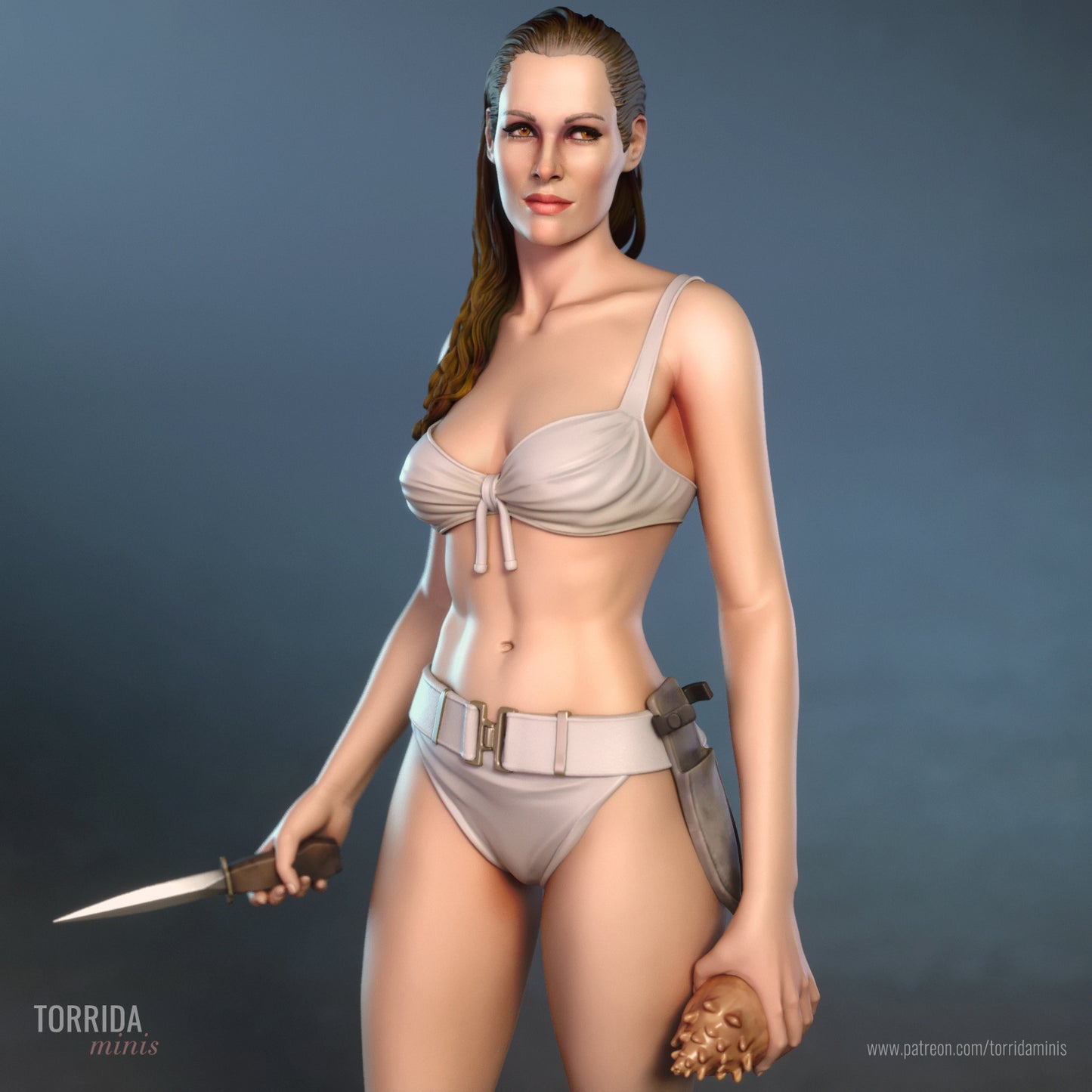 Bond Girl Honey Ryder - from Dr. No SFW/NSFW Sculpture(75mm to 500mm) - Unassembled/Unpainted/3D Print