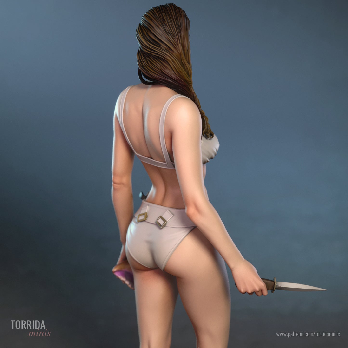 Bond Girl Honey Ryder - from Dr. No SFW/NSFW Sculpture(75mm to 500mm) - Unassembled/Unpainted/3D Print