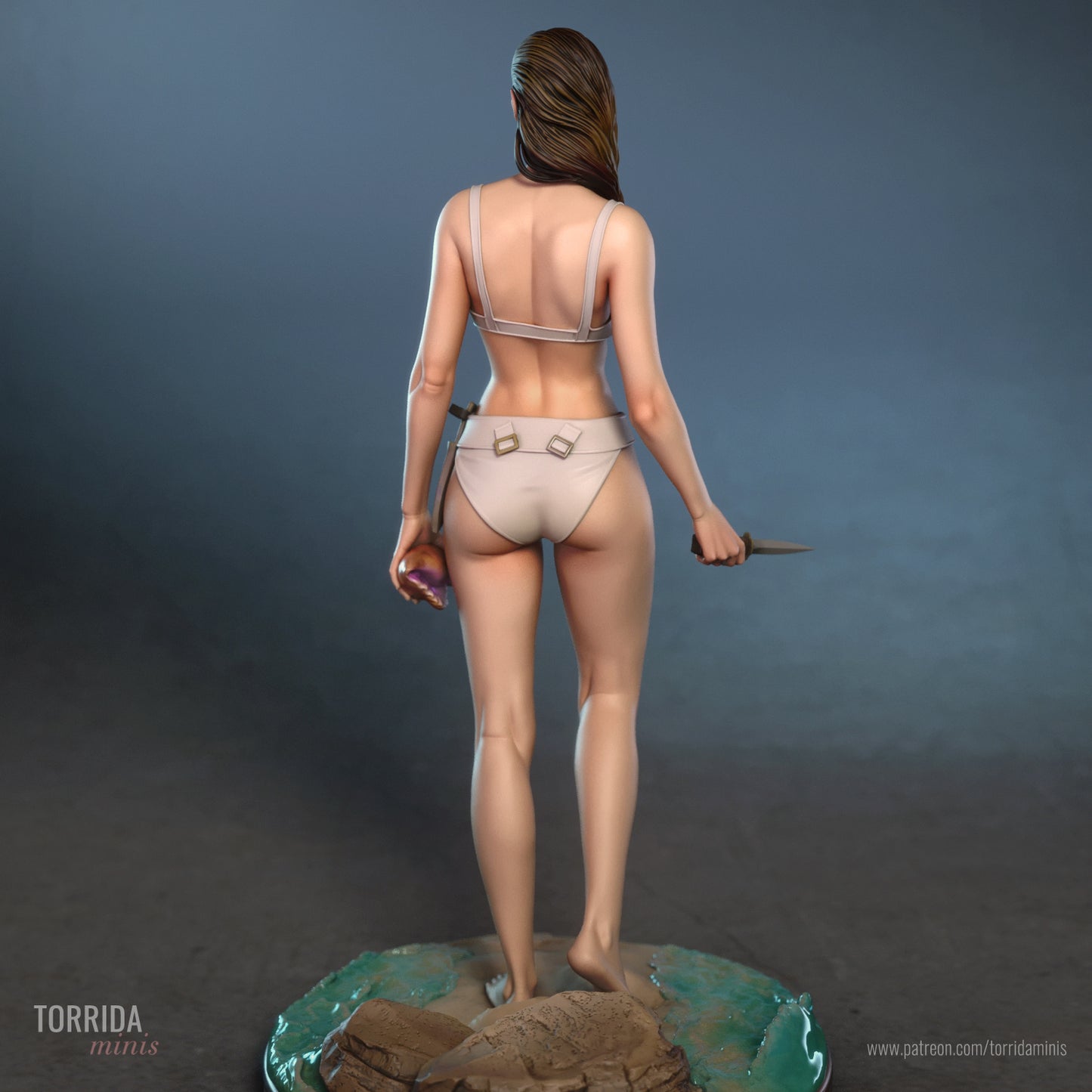 Bond Girl Honey Ryder - from Dr. No SFW/NSFW Sculpture(75mm to 500mm) - Unassembled/Unpainted/3D Print