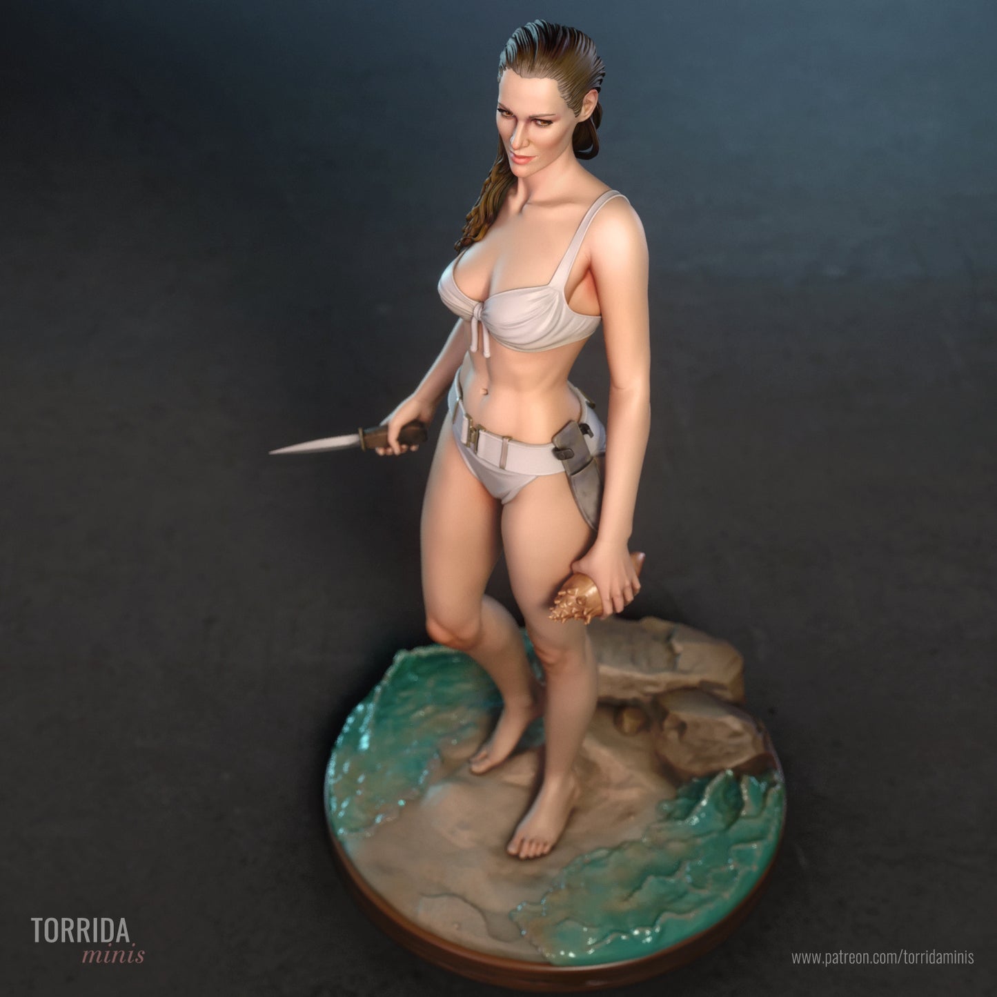 Bond Girl Honey Ryder - from Dr. No SFW/NSFW Sculpture(75mm to 500mm) - Unassembled/Unpainted/3D Print