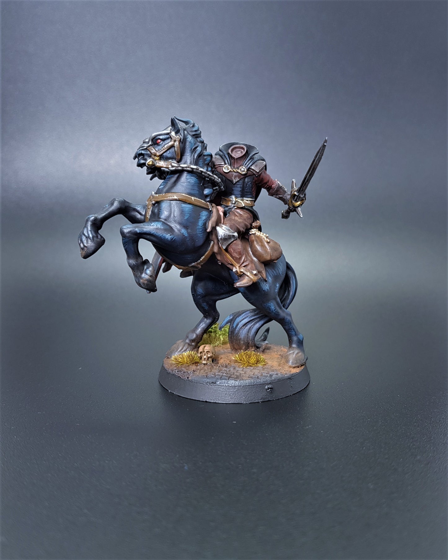 Headless Horseman - by Great Grimiore- Tabletop RPG Miniature - Roleplaying 3D Printed Fantasy Mini