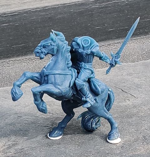 Headless Horseman - by Great Grimiore- Tabletop RPG Miniature - Roleplaying 3D Printed Fantasy Mini