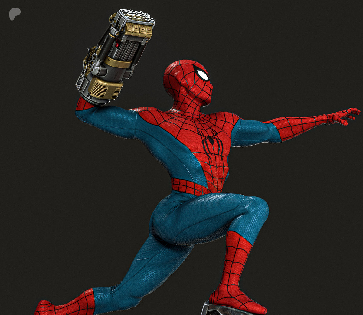 Hulk vs Spider-Man Diorama (75mm to 500mm) - Unassembled/Unpainted/3D Print