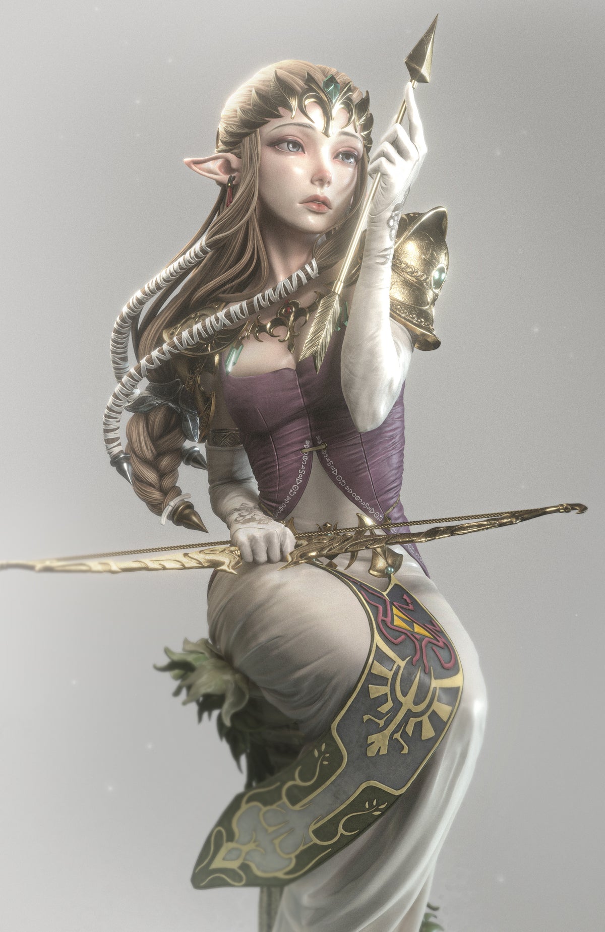 Twilight Princess Sculpture(75mm to 500mm) - Unassembled/Unpainted/3D Print