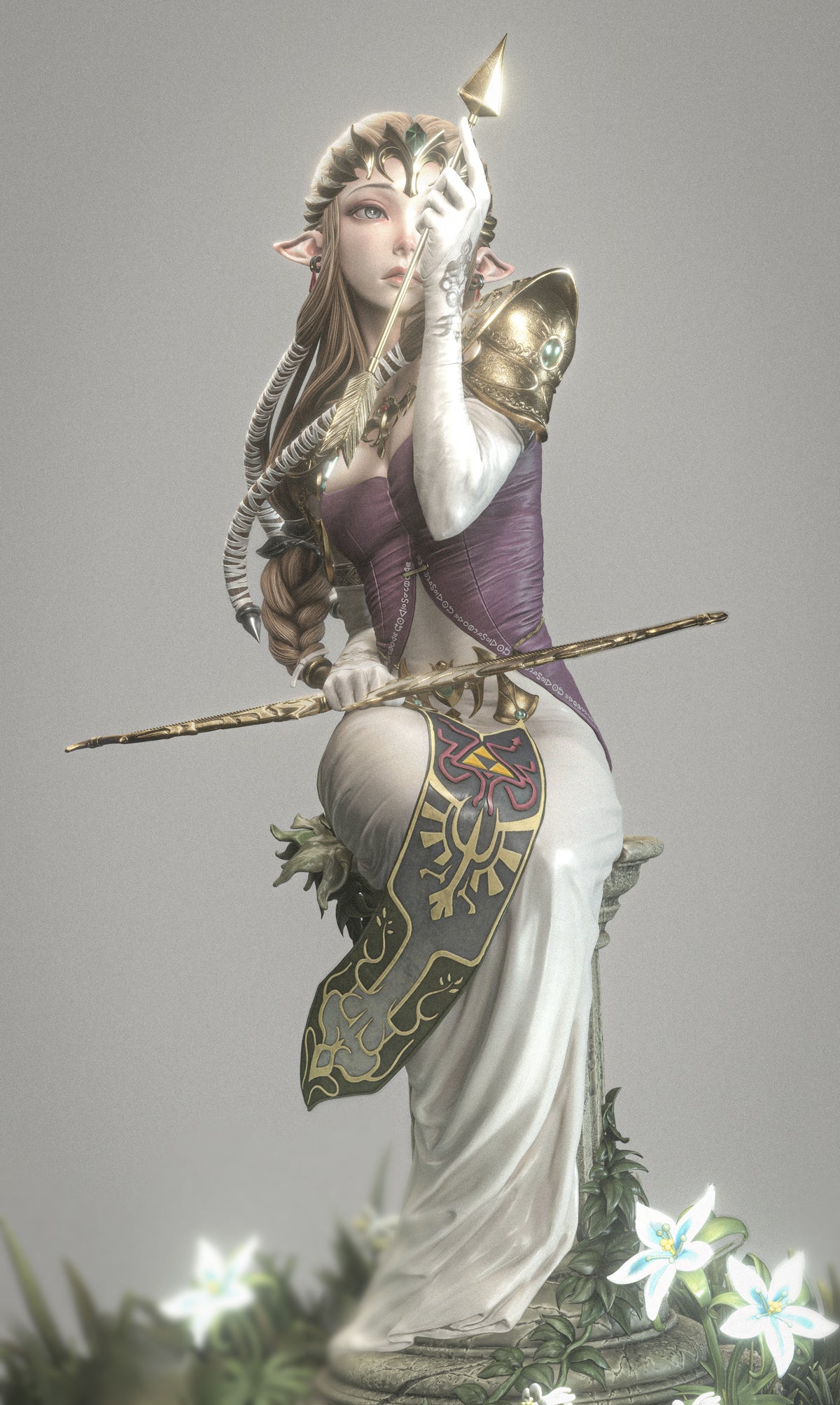 Twilight Princess Sculpture(75mm to 500mm) - Unassembled/Unpainted/3D Print