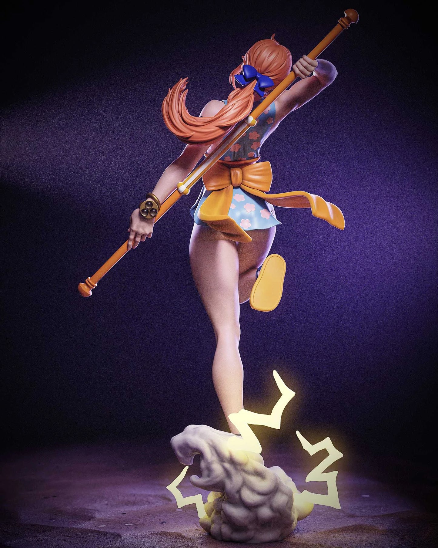 Nami Sculpture (75mm to 500mm) - Unassembled/Unpainted/3D Print