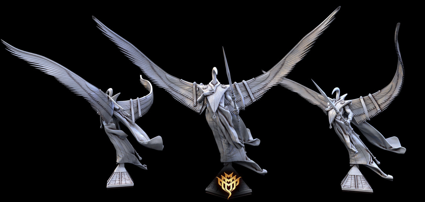 Ibis Overlord Pose 1 - by Mini Monster Mayhem- Tabletop RPG Miniature - Roleplaying 3D Printed Fantasy Mini