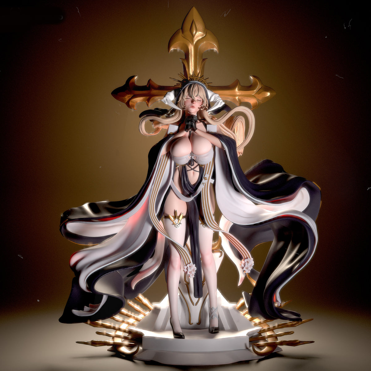 Implacable Sculpture(75mm to 500mm) - Unassembled/Unpainted/3D Print