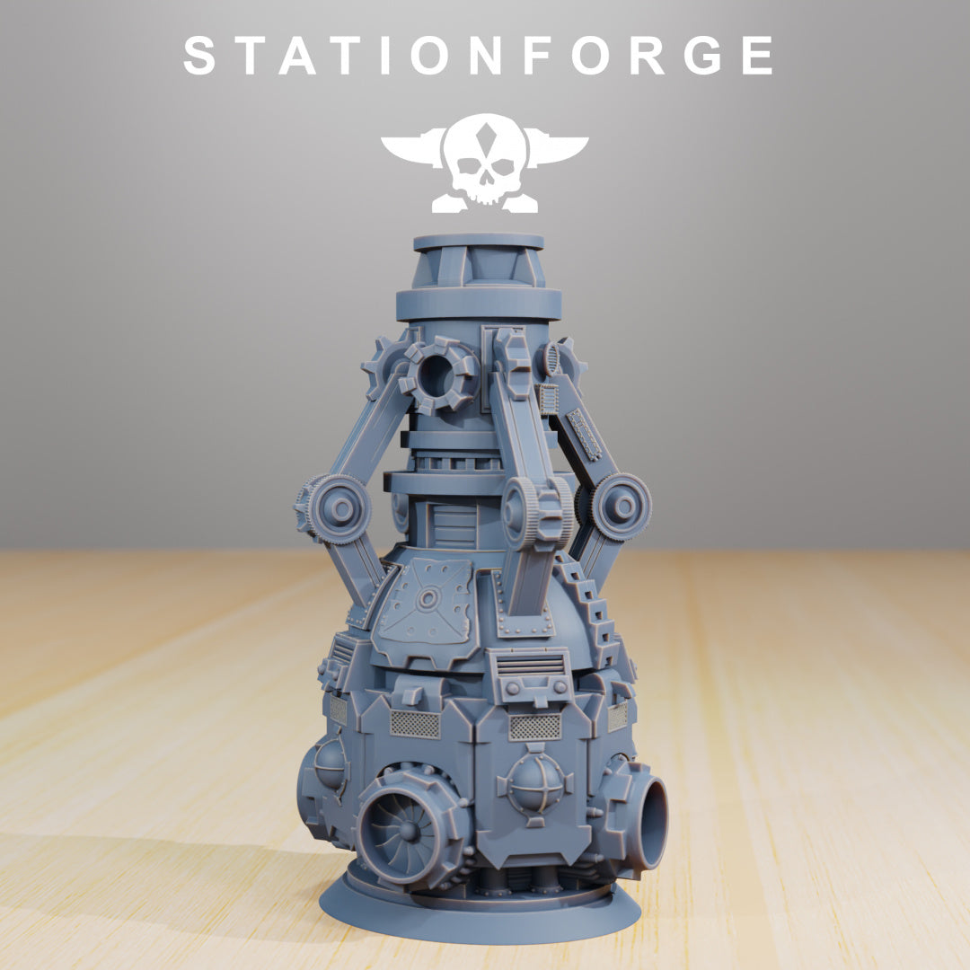 Industrial Terrain - Scatter Terrain - Compatible with Warhammer 40K - by Station Forge - Tabletop RPG Miniature - Roleplaying 3D Printed Fantasy Mini