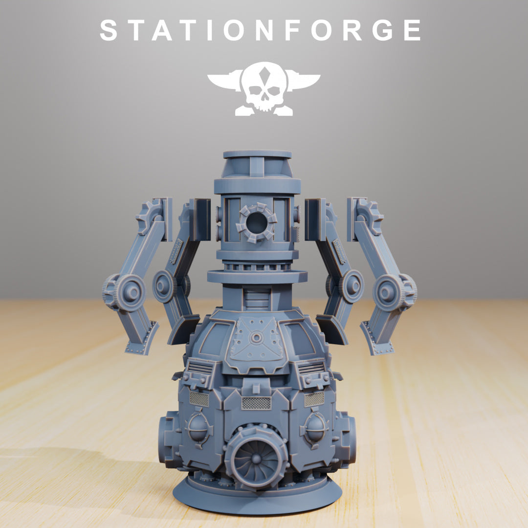 Industrial Terrain - Scatter Terrain - Compatible with Warhammer 40K - by Station Forge - Tabletop RPG Miniature - Roleplaying 3D Printed Fantasy Mini