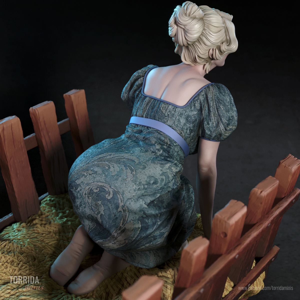 Inga Sculpture (75mm to 500mm) - Unassembled/Unpainted/3D Print