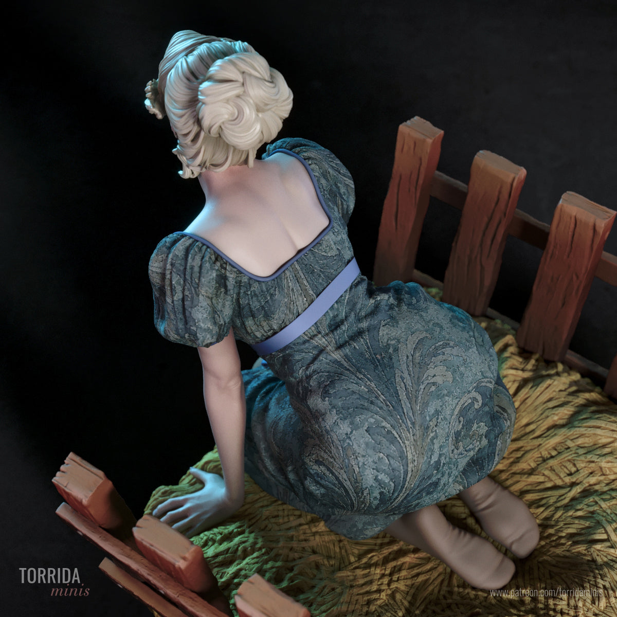 Inga Sculpture (75mm to 500mm) - Unassembled/Unpainted/3D Print