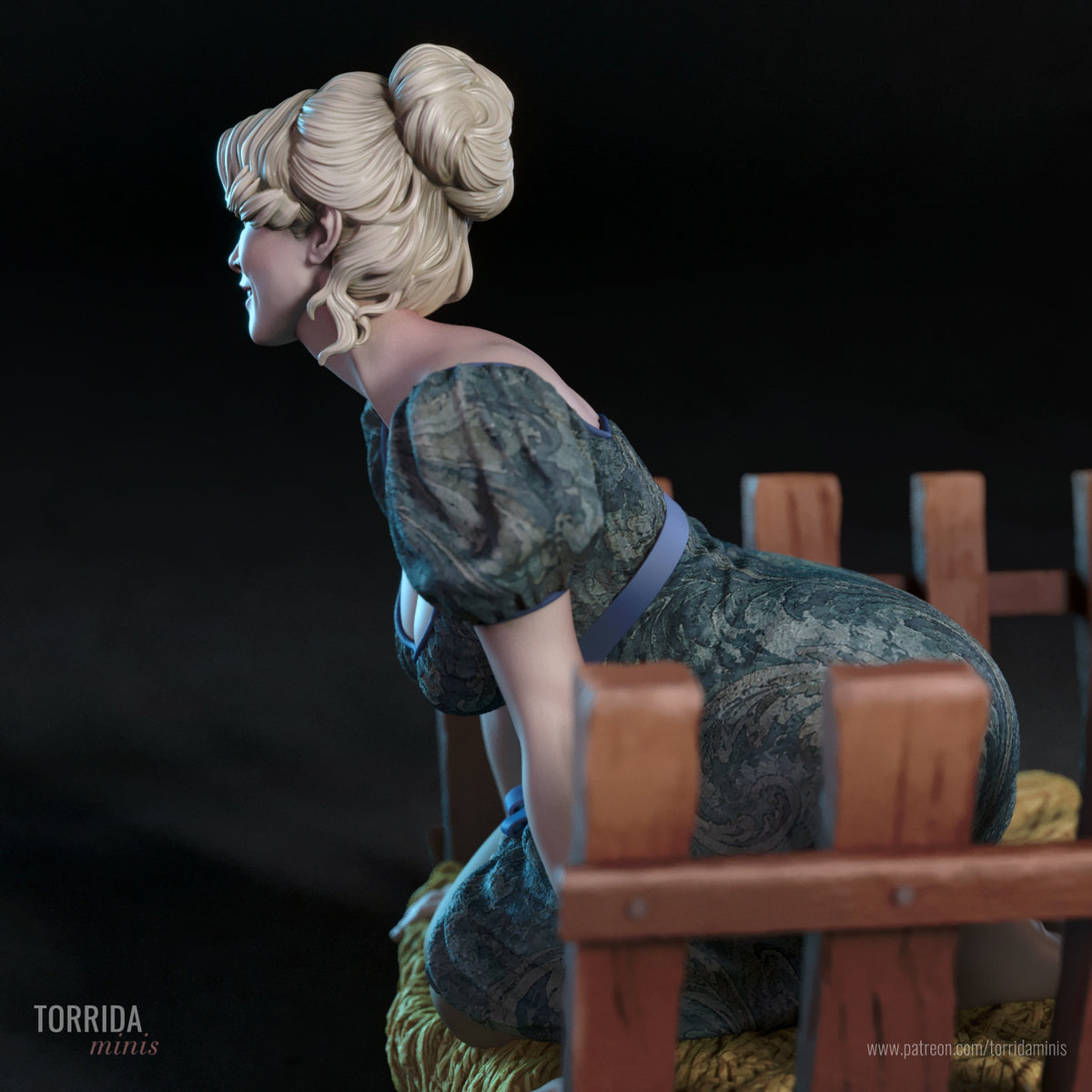Inga Sculpture (75mm to 500mm) - Unassembled/Unpainted/3D Print