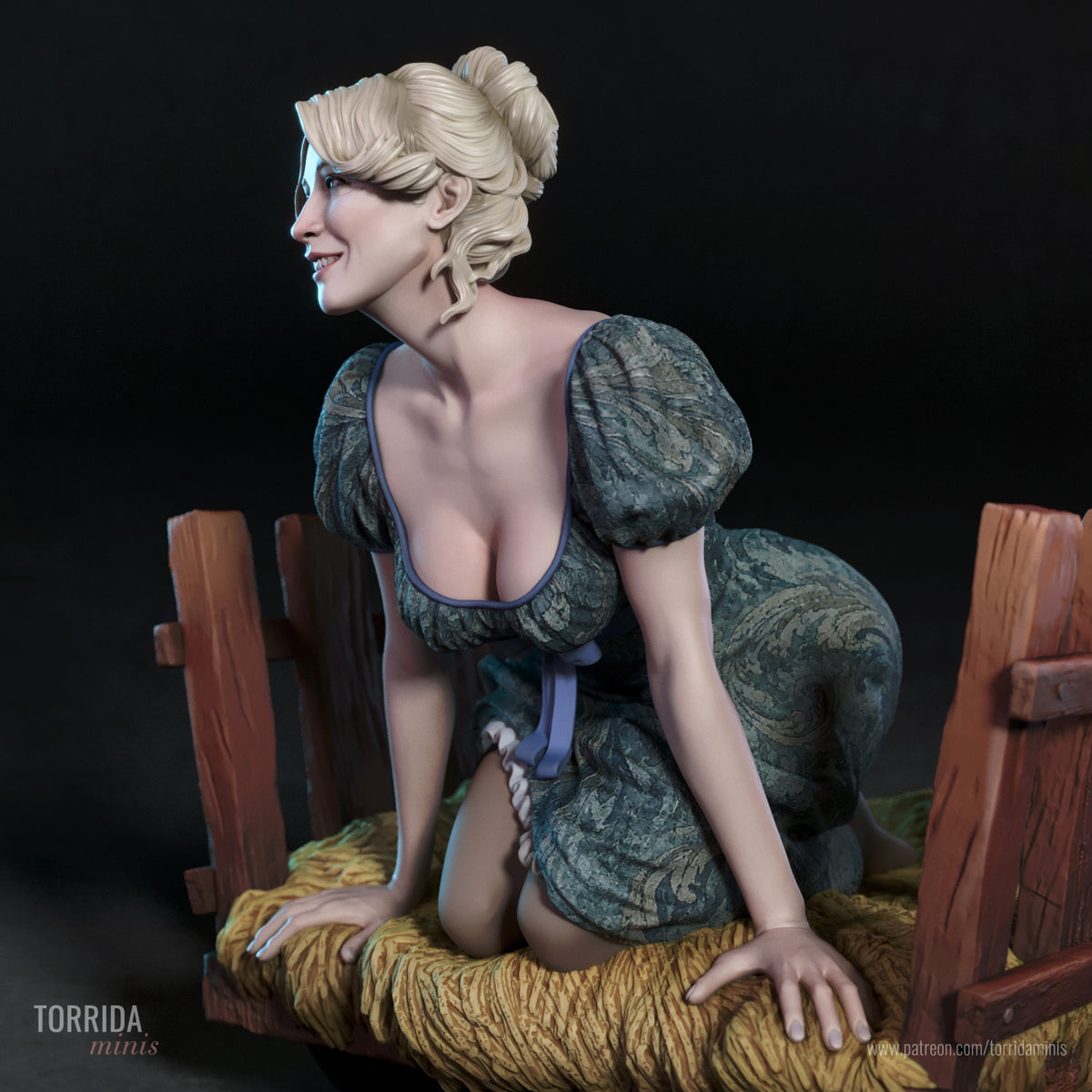 Inga Sculpture (75mm to 500mm) - Unassembled/Unpainted/3D Print