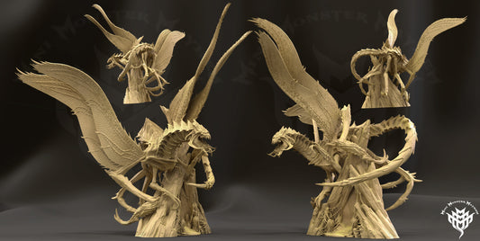 Insectoid Dragon - by Mini Monster Mayhem- Tabletop RPG Miniature - Roleplaying 3D Printed Fantasy Mini