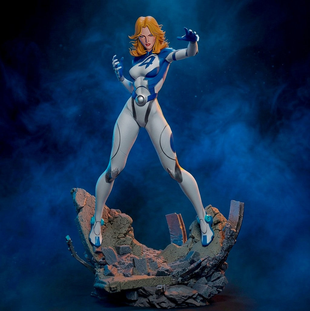 Invisible Woman Rivals FF4 Sculpture(75mm to 1000mm) - Unassembled/Unpainted/3D Print