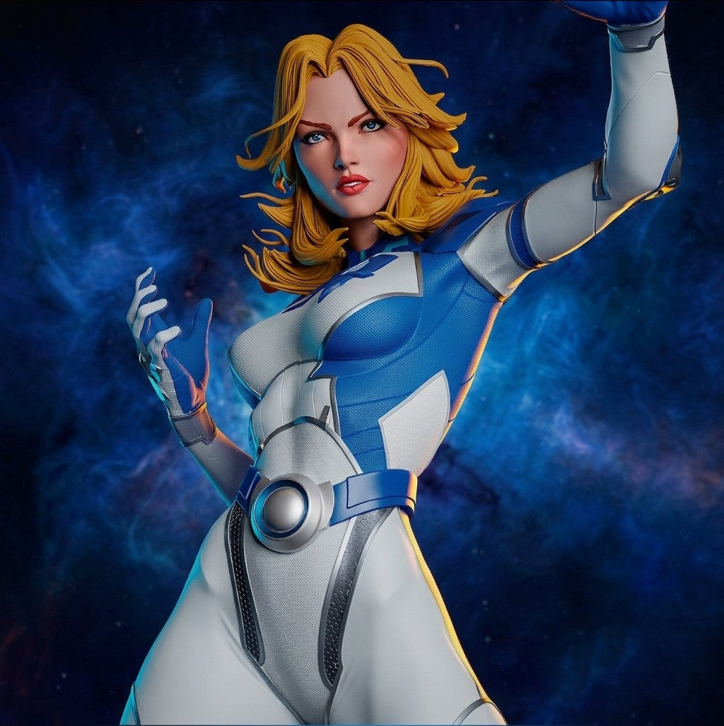 Invisible Woman Rivals FF4 Sculpture(75mm to 1000mm) - Unassembled/Unpainted/3D Print