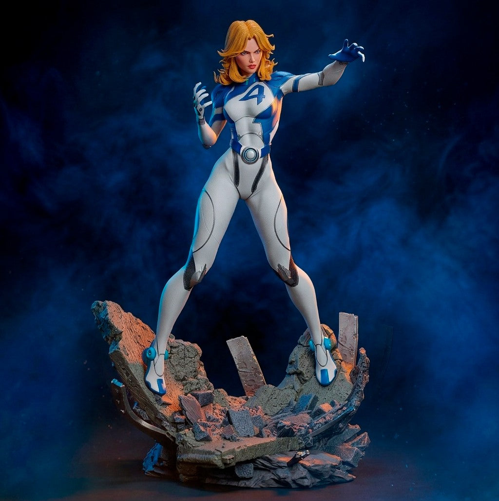 Invisible Woman Rivals FF4 Sculpture(75mm to 1000mm) - Unassembled/Unpainted/3D Print