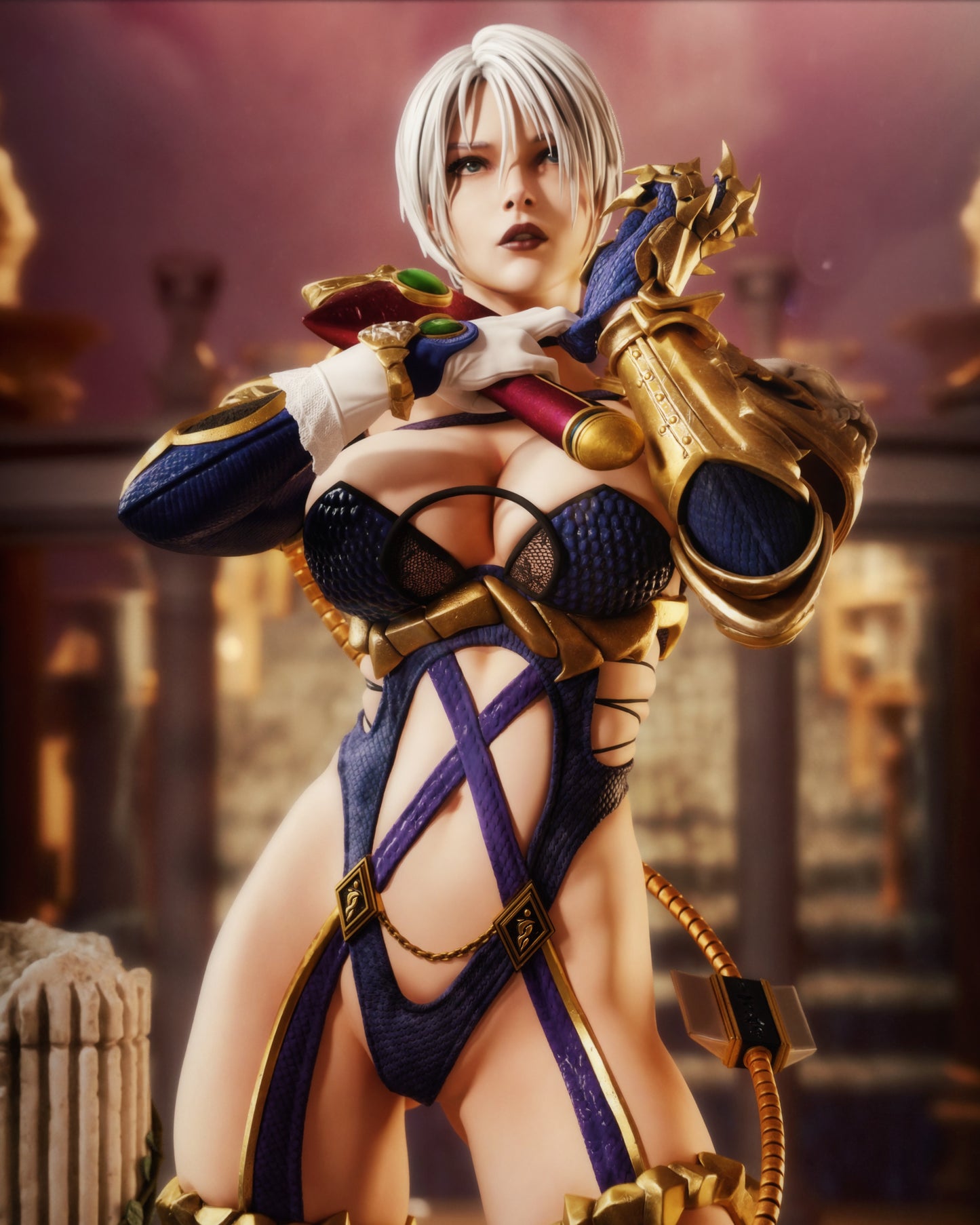 Ivy Valentine Sculpture (75mm to 1000mm) - Unassembled/Unpainted/3D Print