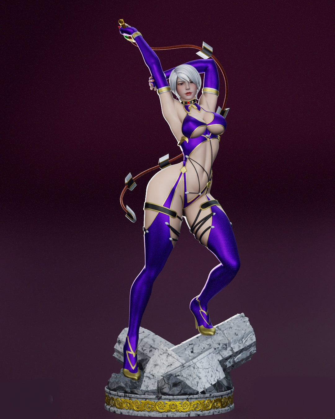 Ivy Valentine Sculpture (75mm to 500mm) - Unassembled/Unpainted/3D Print