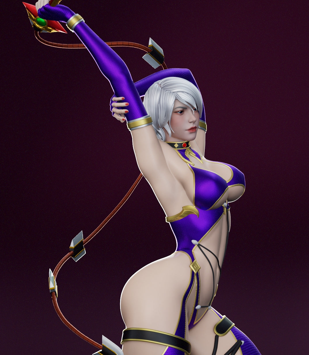 Ivy Valentine Sculpture (75mm to 500mm) - Unassembled/Unpainted/3D Print