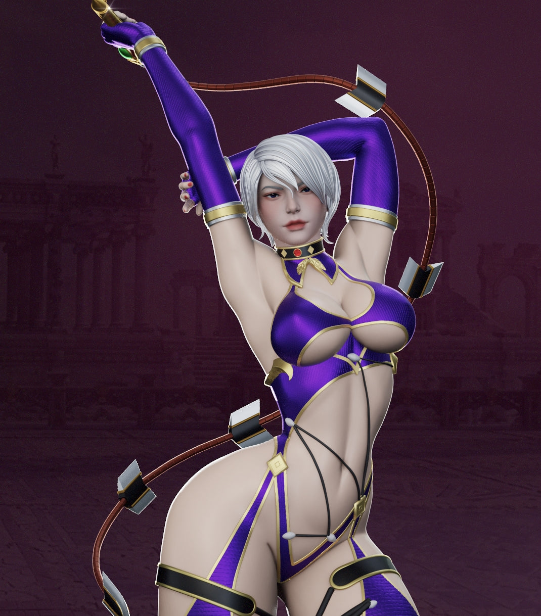 Ivy Valentine Sculpture (75mm to 500mm) - Unassembled/Unpainted/3D Print